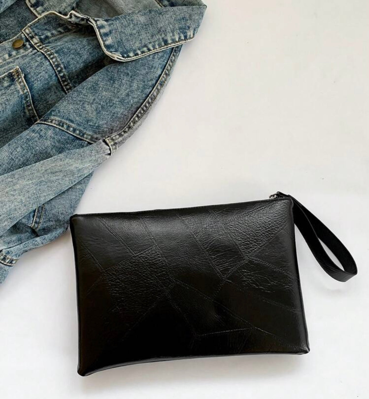 “Get Rigged Rivet Inlay Handbag”