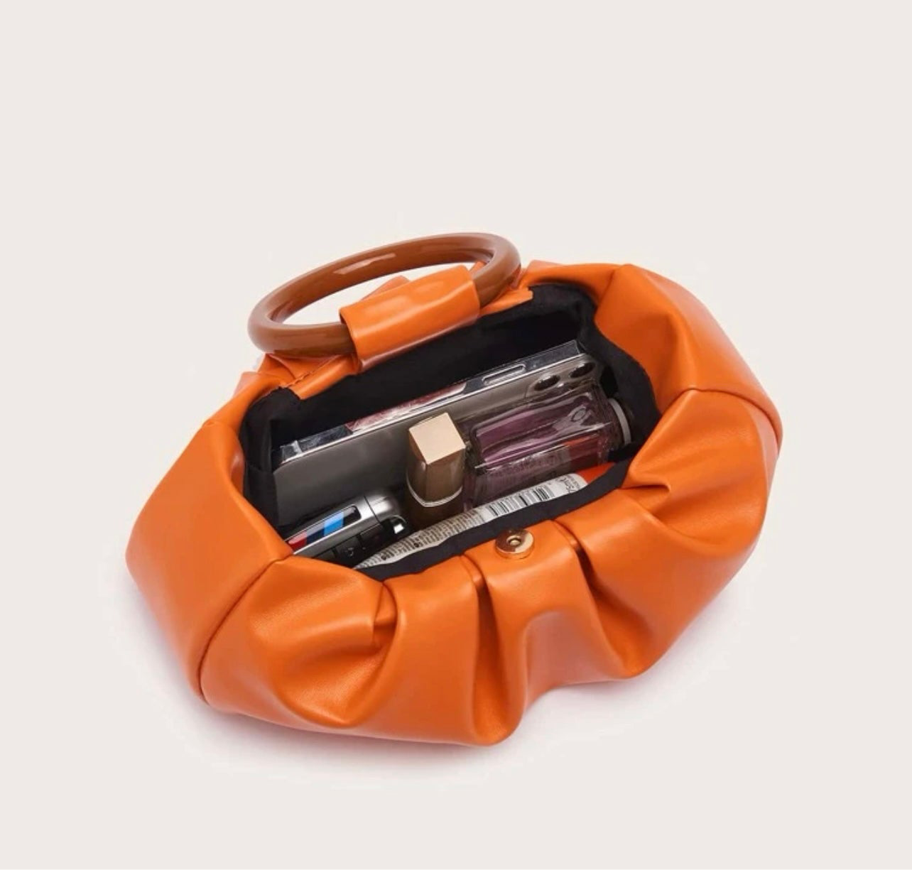 “Carry Me Ruched Date Night Bag”