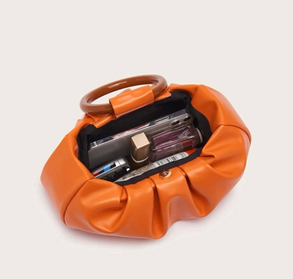 “Carry Me Ruched Date Night Bag”