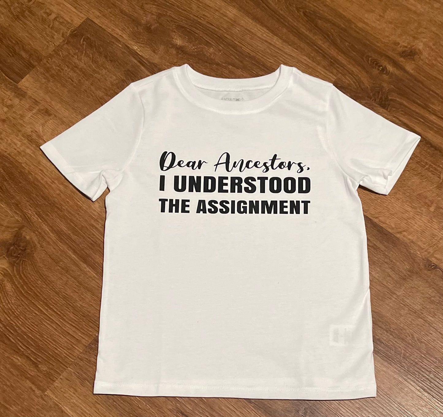 “Dear Ancestors, I Understood The Assignment”(kids)