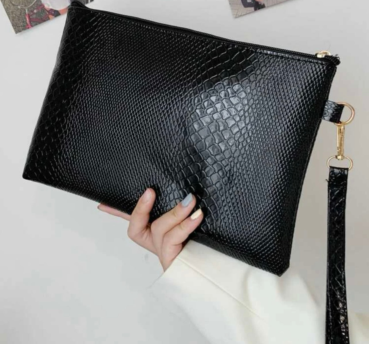 “Snakeskin Clutch”